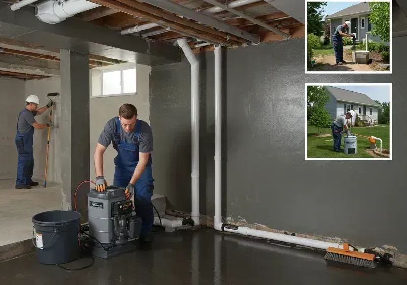 Basement Waterproofing and Flood Prevention process in Dillsboro, IN